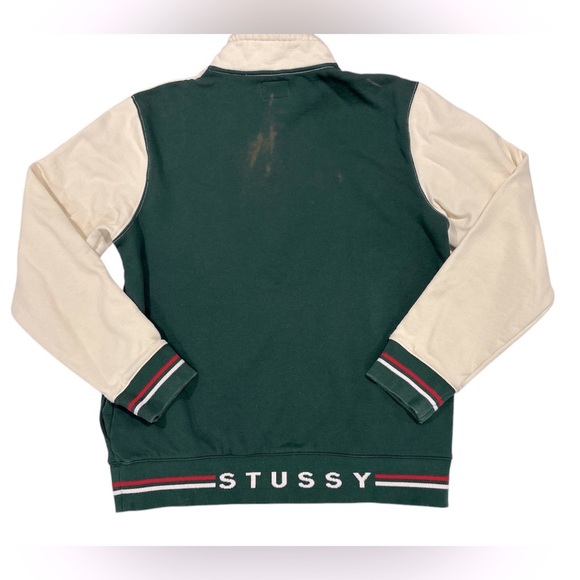 Vintage Stussy Drawcord Mock Neck Sweatshirt Mens XL - Picture 2 of 8